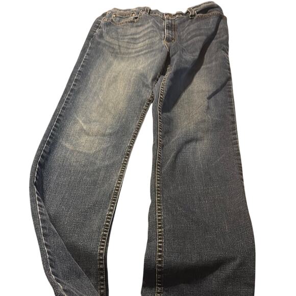George Blue Straight Jeans Classic Style Mens 32 X34 - Picture 4 of 7
